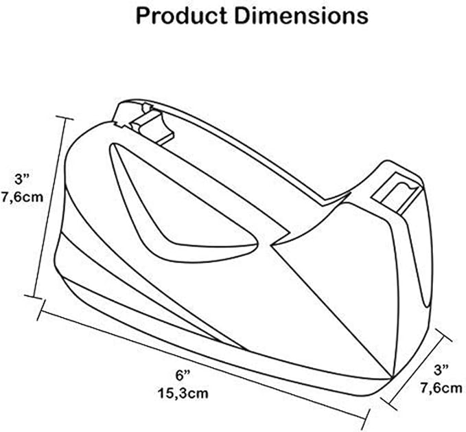 Acrimet Premium Desktop Tape Dispenser, Plastic, Non-Skid Base (Heavy Duty) (Purple Color)