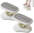 2 PCS Foot Rest for Under Office Desk Multifunctional Foot Stool Toilet Stool Squat Adult Portable Non-Slip Potty Step Stool Improve Squatting Posture Exercising Relax Legs and Abdomen（Grey）