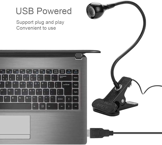 Zopsc USB 3W LED Phone Glue Curing Lamp,Portable Clamp Flexible 360 ° Desk Lamps,395 Wavelength,Plug and Play,for Repairing Phones,Fluorescent Agent Detection,Fluorescent Banknote
