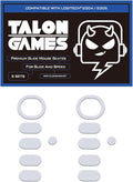 2Sets of TALONGAMES Rounded Curved Edges Mouse Feet Skates Compatible with Logitech G304 / G305 Gaming Mouse Feet Replacement,0.8mm,Pure PTFE Material with Super Smooth Glide Pads