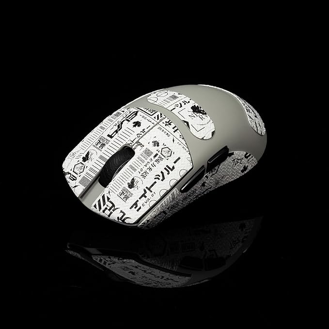 Grip Tape for Lamzu Maya X - Anti-Slip,Enhanced Control, Sweat Resistance,Improves FPS Gaming Grip & Mouse Protection [Pre-Cut] EVA White 0.5mm