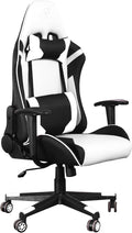 Gaming Chair,Video Game Chair with Massage Lumbar Support, Ergonomic Computer Chair Height Adjustable with Swivel Seat and Headrest