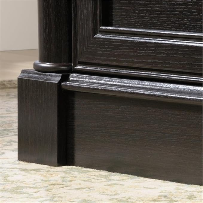 Pemberly Row Set of 2 Wood 2-Drawer Lateral File Cabinet & Executive Desk