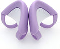 REEYEAR Cute Cat Ears Fits for HypreX Cloud/Cloud Stinger/Cloud Flight Headsets, Universal Fit Lovely Kitty Adjustable Attachment Straps for Video Live Gaming Headphone,Purple & White