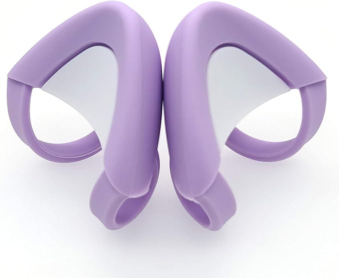 REEYEAR Cute Cat Ears Fits for HypreX Cloud/Cloud Stinger/Cloud Flight Headsets, Universal Fit Lovely Kitty Adjustable Attachment Straps for Video Live Gaming Headphone,Purple & White