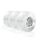 Double Sided Tape Heavy Duty for Wall Decor No Damage to Paint,Clear Removable Mounting Tape,Nano Two Sided Adhesive Tape,Picture Hanging Strips for Posters,Stickers - 3Rolls,Total(1.18in*20FT)