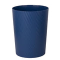 UUJOLY Small Trash Can Wastebasket Garbage Can Container Bins for Bathrooms, Laundry Room, Kitchens, Offices, Kids Rooms, Dorms (Navy Blue)