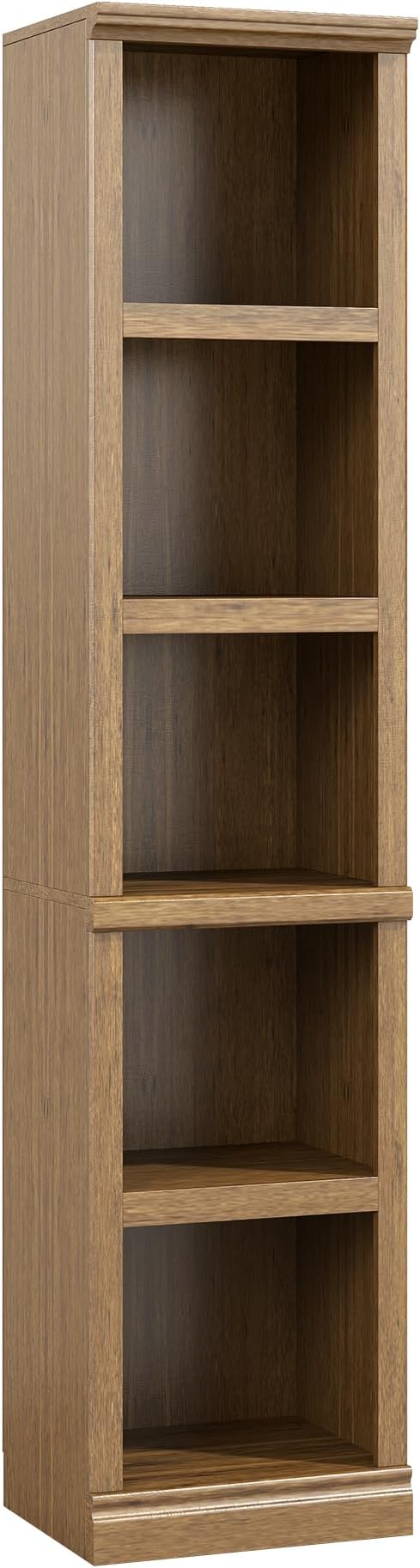 Bevfint 70" Tall Bookcase, Oak Narrow Floor Standing Bookshelf, 5 Tier Shelves Open Storage Organizer, Book Case for Living Room Hallway Kitchen Home Office Bathroom, Vintage Oak- 5 Tier