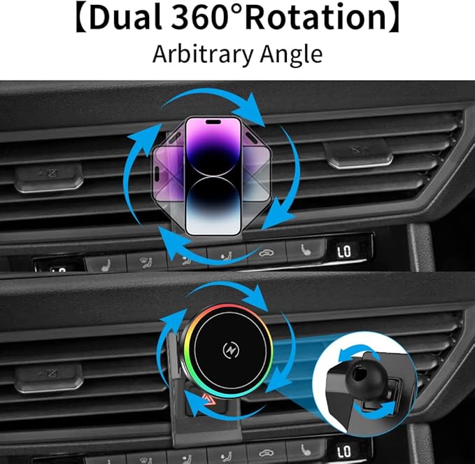 Magsafe Car Magnetic Phone Mount for Volkswagen VW Jetta 2019 2020 2021 2022 2023 2024 2025 2026 Auto Interior Accessories Cell Phones Best Holder Fast 15W Wireless Charger Cellphone Stand