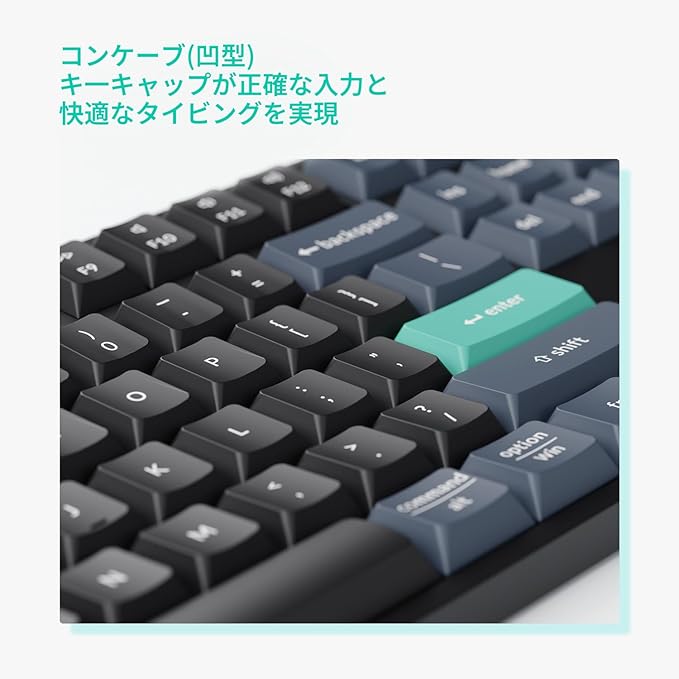 Keychron B33 2.4 GHz Wireless Bluetooth Keyboard Silent Typing 80% TKL Layout Launcher Support Ergonomic Angle Compatible for Mac Windows Linux-Deep Black
