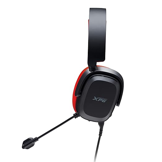 XPG PRECOG Studio Gaming Headset with a 4.4mm Connector USB-C DAC w/ESS Audio chipset Large 50mm Drivers 100Hz-8000Hz mic Frequency(PRECOG Studio-BK/RDCWW)