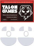 2Sets of TALONGAMES Rounded Curved Edges Mouse Feet Skates Compatible with Zowie EC-CW Series Gaming Mouse Feet Replacement,0.8mm,Pure PTFE Material with Super Smooth Glide Pads