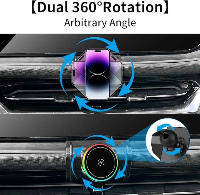 Car Magnetic Phone Mount for Buick Envista 2024 2025 2026 Auto Interior Accessories Best Cellphone Holder Fast 15W Wireless Charger Cell Phones Charging Screen Stand Vehicle Accessory