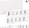 DEWEL Peg Board, 23" x 12" Peg Board Tool Organizer Panel Set, 2 Pack Metal Pegboard Panels with Accessories, Heavy Duty Pegboard for Walls Home, Garage, Office, Craft Room, Kitchen（2pcs white）