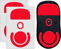 X-Raypad Jade & Obsidian Ultra Series Mouse Skates (Obsidian Ultra, fits GPX)