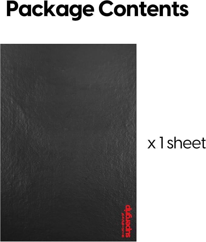 Pulsar Gaming Gears SUPERGRIP Un-Cut DIY Griptape Sweat Absorbing High Performance Universal Anti Slip Mouse Grip Tape Ultra-Thin 0.5mm (0.02in) Size 130 x 90mm (5.1 x 3.5in)
