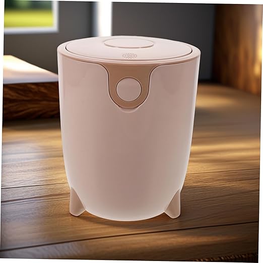 Zerodeko Bedroom Wastebasket Small Kitchen Trash Can Lid Desk Trash Can Mini Garbage Bin