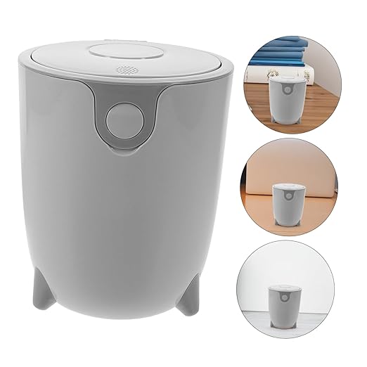 Zerodeko Small Trash Can with Lid Mini Desktop Garbage Bin for Home Office Slim Waste Basket for Kitchen Bathroom Bedroom Portable Indoor Trash Can Cute Design