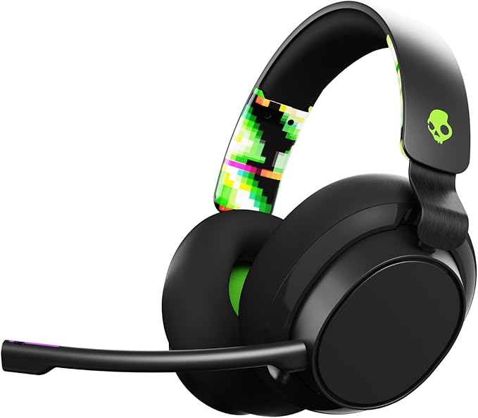Skullcandy SLYR Multi-Platform Over-Ear Wired Gaming Headset, Works with Xbox PlayStation and PC - Green