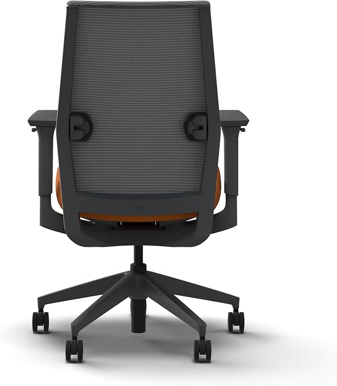 HON Cipher Mesh Office Chair, Standard Cylinder, Height Adjustable Arms, Office Chair with Lumbar Support, Titanium Mesh, Charcoal Frame, Apricot