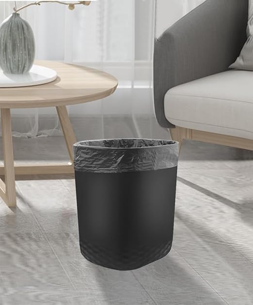 Small Trash Can with 60 Count of Trash Bags,2.5 Gallon Wastebasket Recycling Bin Trash Can for Bathroom Bedroom Office Kitchen (2, Black)