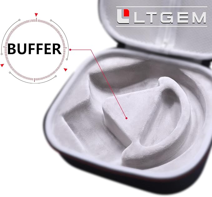 LTGEM Case Compatible with Turtle Beach Stealth 600 / 700 Gen 3 & 600 /700 Gen 2 MAX Wireless Gaming Headset, Black+Gray