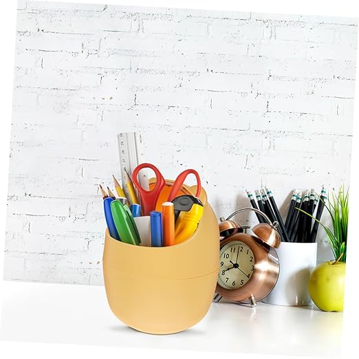 Angoily 2pcs Mini Desk Trash Can Bin Lid Slim Garbage Can for Desktop Small Bedroom Trash Lid
