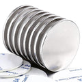 LOVIMAG Strong Neodymium Disc Magnets with Double-Sided Adhesive Powerful Rare Earth Magnets, Perfect for Fridge, DIY, Building, Scientific, Craft, and Offic, 1.26 inch x 0.08 inch - Pack of 8