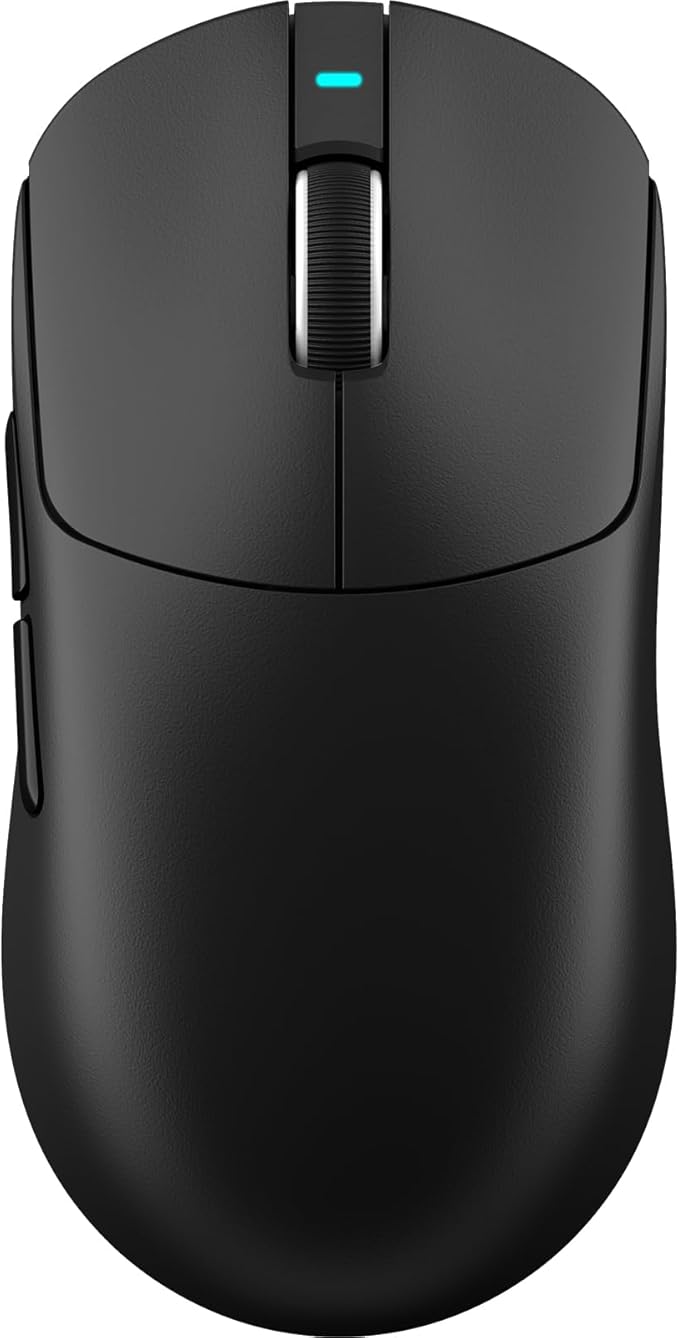 ATTACK SHARK X8 Plus Wireless Gaming Mouse,55g Ultra-Lightweight Wired/BT/2.4GHz Wireless Programmable Mouse,1K Polling Rate,PixArt PAW3395PRO Sensor,40K DPI,Gamer Mice for PC/Win/Mac/Big Hand(Black)