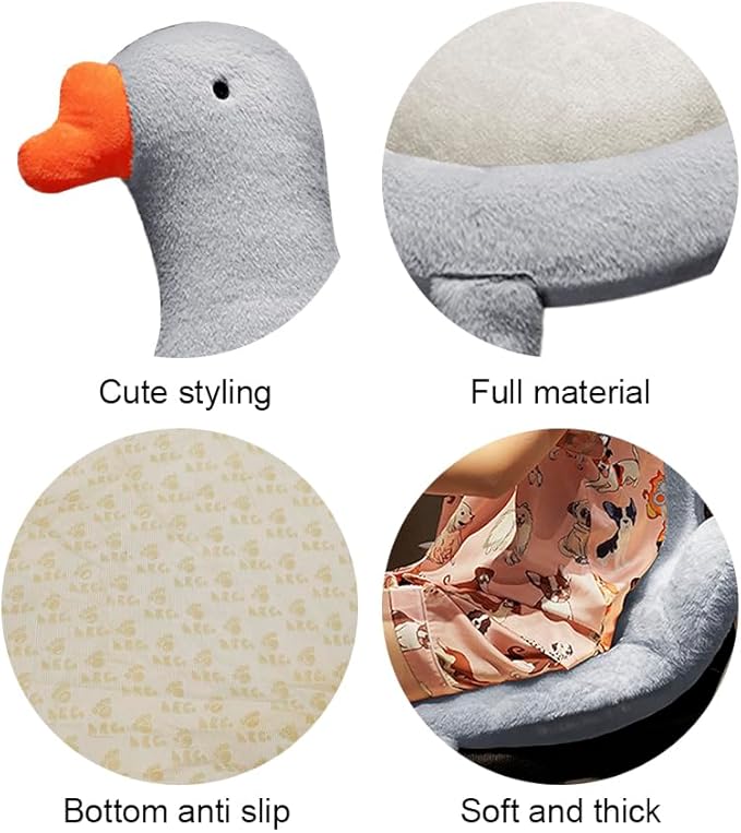 Crown Back Seat Cushion Office Chair Nest Seat Cushion Indoor Outdoor Chair Pad Tufted Sitting Cushion Seat Support Relieves Garden Sofa Armchair Wheelchair Back Chair Cushion (Grey Goose(50CM))