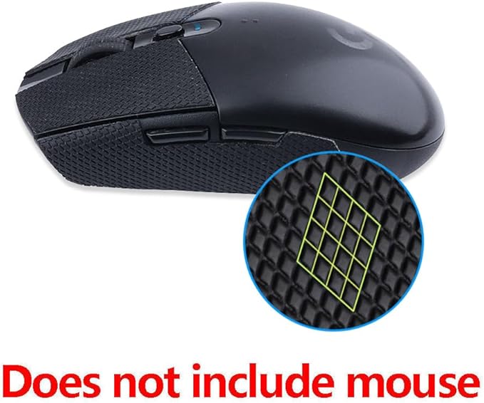 HUYUN Mouse Side Grips Sweat Resistant Pads/Anti Sweat Paste Grip Tape Cut to Fit Easy to Apply Mouse Skin Compatible for Logit G102 G203 G304 G305 G PRO Wired Gaming Mouse