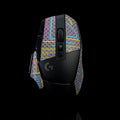 Grip Tape for Logitech G502X Lightspeed Plus- Anti-Slip,Enhanced Control, Sweat Resistance,Improves FPS Gaming Grip & Mouse Protection [Pre-Cut] Punk Gray 0.4mm