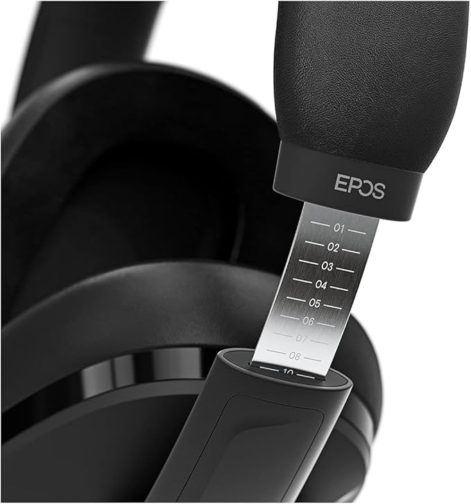 EPOS H3 Closed Acoustic Gaming Headset with Noise-Cancelling Microphone - Plug & Play Audio - Around The Ear - Adjustable, Ergonomic - for PC, Mac, PS4, PS5, Switch, Xbox - Onyx Black