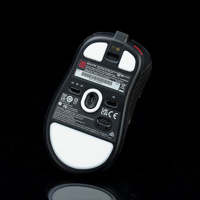 V2 Mouse feet for Zowie EC1CW / EC2CW / EC3CW | Smooth Glide | Rounded Edges | Anti-Dust | Pro Gamer Approved - 0.7mm Pure PTFE Gaming Upgrade Skates (2-Pack)