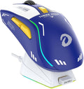 DAREU A950 Wireless Gaming Mouse with RGB Charging Dock,88g Lightweight Programmable Tri-Mode Wireless Mouse Gaming, Up to 12K DPI,1000Hz,120Hrs Playtime with RGB Backlit, Great for PC, Mac