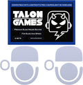 2Sets of TALONGAMES Rounded Curved Edges Mouse Skates Feet Compatible with Logitech G Pro X Superlight 2C Gaming Mouse Feet Replacement, 0.8mm, Pure PTFE Material Super Smooth Glide Pads