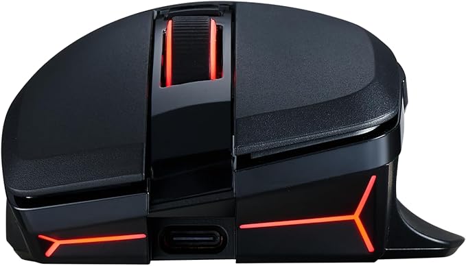PowerColor ALPHYN AM10 Wireless Gaming Mouse, Black