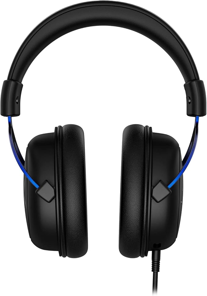 HyperX Cloud - Gaming Headset, PlayStation Official Licensed Product, for PS5 and PS4, Memory Foam Comfort, Noise-Cancelling mic, Durable Aluminum Frame (Renewed)