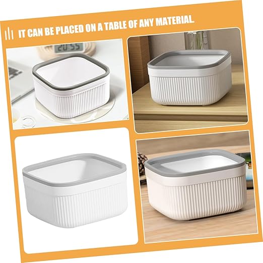 2pcs Mini Desktop Trash Can Open Rubbish Bin for Office Home Kitchen Slim Design Easy to Place Tabletop Stylish for Organizing Waste and Enhancing