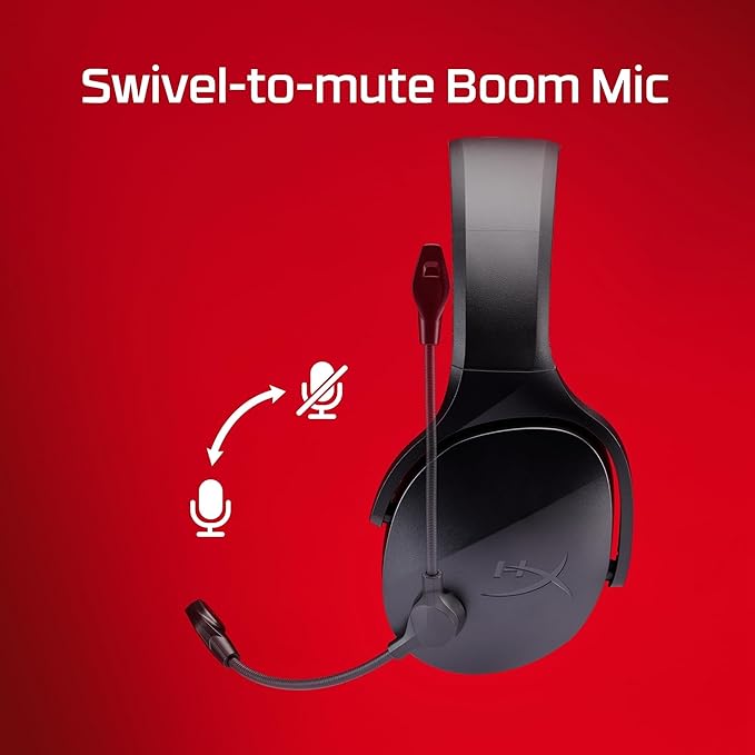 HyperX Cloud Jet – Dual Wireless Gaming Headset, 2.4GHz dongle, Bluetooth 5.3, PC, PS5, Mobile, USB-A – Black