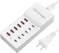 USB Charging Station, 12 Ports USB C Charger, 50W/10A MultiPort Charging Block[6 USBC+6 USBA], Compatible with iPhone 16/15/14/13/Samsung/Tablet/Watch/Headphones and Multiple Charger Plug
