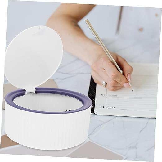 Slim Desktop Waste Bin Press-Type Garbage Can Trash Can for Home Office Car