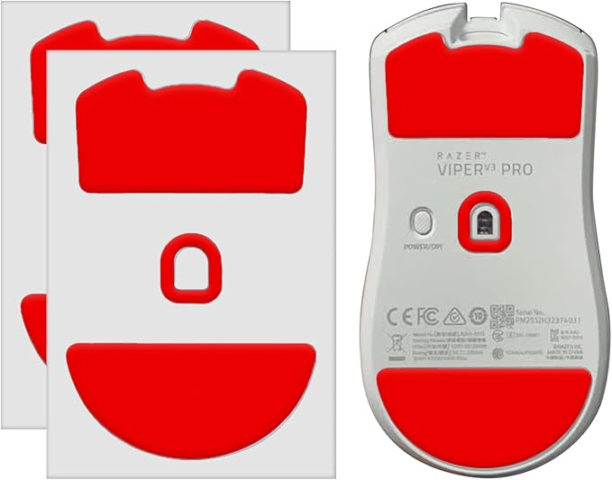 X-Raypad Jade & Obsidian Ultra Series Mouse Skates (Obsidian Ultra, fits Viper V3 Pro)