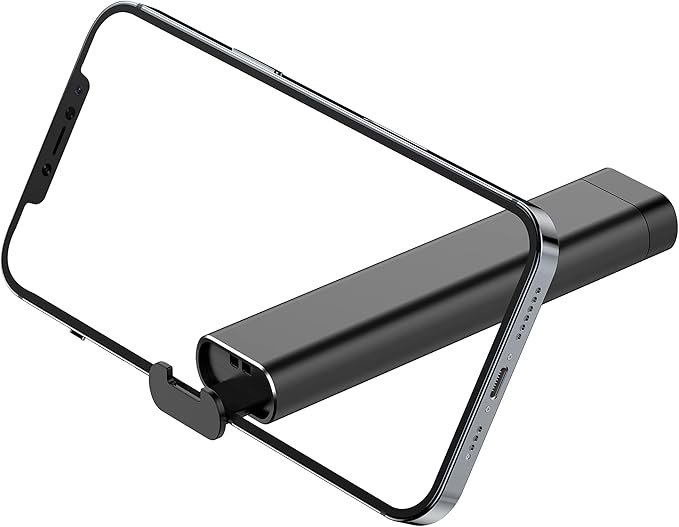 fonefunshop Budi 9-in-1 Essential Travel Charging & Data Sync Cable Stick - Black