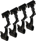 Documents Holder Foldable Adjustable Clip Copy Holder Paper Holder for Computer Monitor Canvas Typing,Artist Office Painting Supplies Accessory,Pack of 4 Flexible(Black)