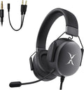 FOXXRAY BA-68 Gaming Headset for PC, PS4, PS5, Xbox, Lightweight Over-Ear Headphone with mic, 50MM Dynamic Drivers, 3.5mm Audio Jack, Soft Memory Foam Cushion, Removable Microphone