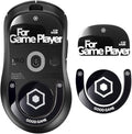 immoenuc Glass Mouse Skates for 2024 Logitech G PRO X Superlight 2 DEX Lightspeed Wireless Gaming Mouse Feet Pads Smooth Durable Game Mouse Accessories (Black)