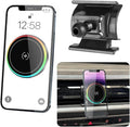 Car Magnetic Phone Mount for BMW X5 X5M 2024-2026 and X6 X6M 2024-2026 and BMW X7 2023 2024 2025 2026 Auto Accessories Best Cellphone Holder Fast 15W Wireless Charger Cell Phones Screen Stand