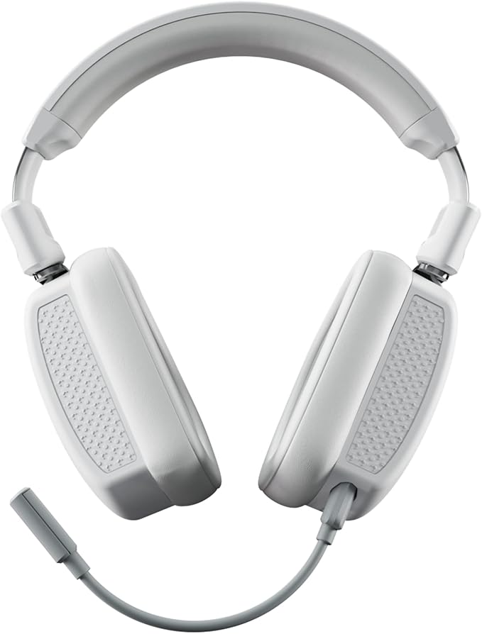 Hyte Eclipse HG10 Wireless Gaming Headset, 2.4 GHz Wireless Performance, USB-C, Detachable Mic, 30 Hour Battery, for PC, PS4, PS5, Switch Grey