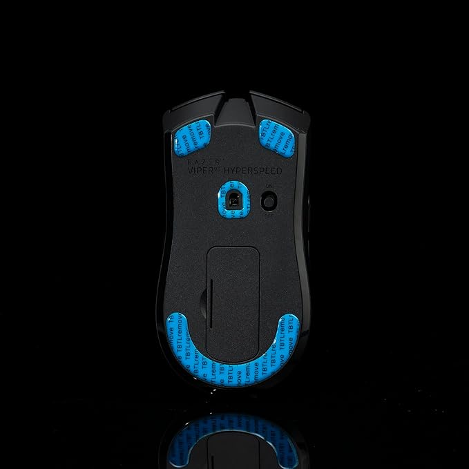 V2 Mouse feet for Razer Viper V3 | Smooth Glide | Rounded Edges | Anti-Dust | Pro Gamer Approved - 0.7mm Pure PTFE Gaming Upgrade Skates (2-Pack)